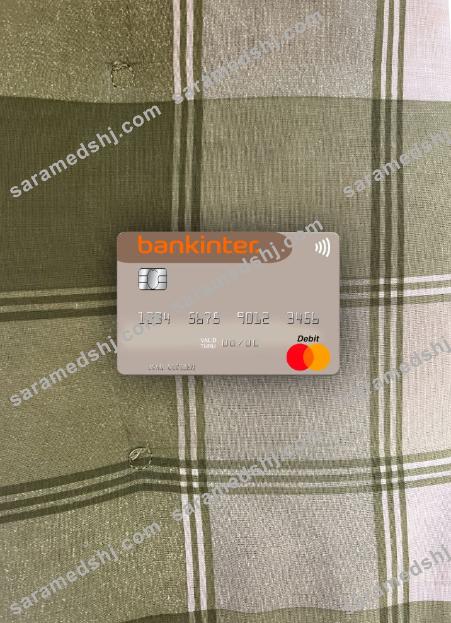 Spain Bankinter mastercard photolook front